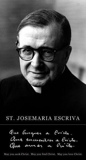 Picture of Saint Josemaria, founder of Opus Dei